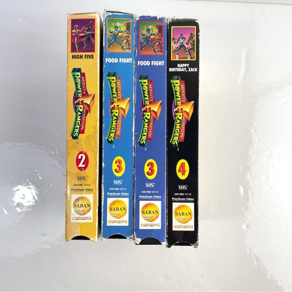 Mighty Morphin Power Rangers VHS Collector's Set 2, 3, 4 – Saban –‎ Rare Vintage - Picture 8 of 10